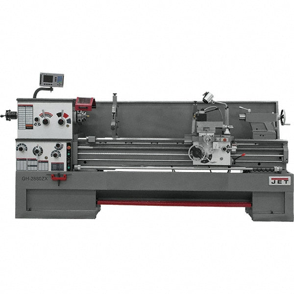 Jet Tools 22" x 80" Engine Lathe: Geared Head, 10 hp, 230/460 V 3 Phase, 3-1/8" Spindle Bore Dia, 25 to 1,800 RPM JT9-321568