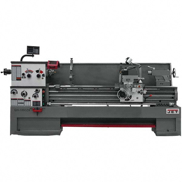 Jet Tools GH-1880ZX Lathe With Newall DP700 DRO With Collet Closer JT9-321583