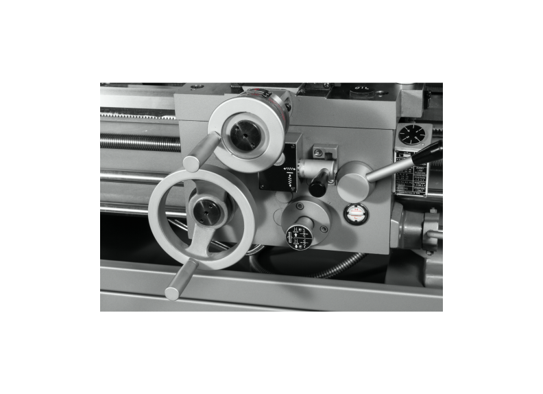 Jet Tools 14" x 40" Bench Lathe: Electronic Variable Speed, 3 hp, 230/460 V 3 Phase, 1-1/2" Spindle Bore Dia, 40 to 2,000 RPM JT9-311444 wheel handles