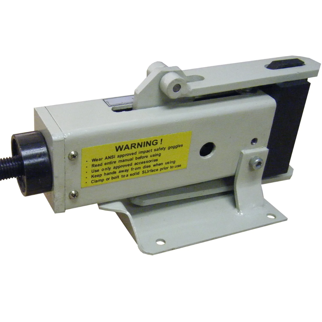 Baileigh Form Bender FB-4 1004225 adjustable bending die and stop assembly engineered for versatile manual fabrication and repeatable forming operations.