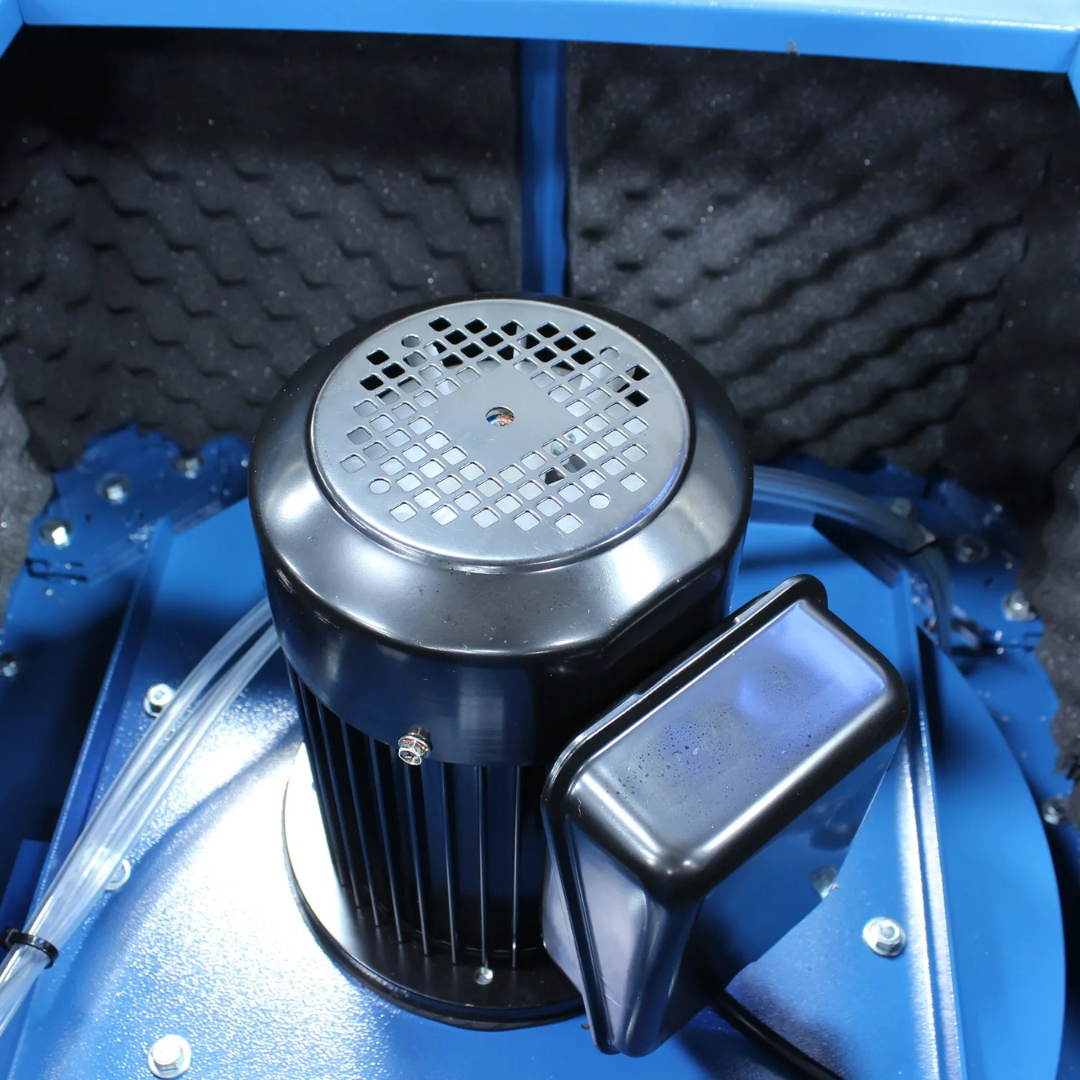Baileigh Heavy Duty Metal Dust Collector (MDC-1200-HD) 1017633 industrial motor assembly engineered for reliable airflow and continuous-duty metal dust extraction.
