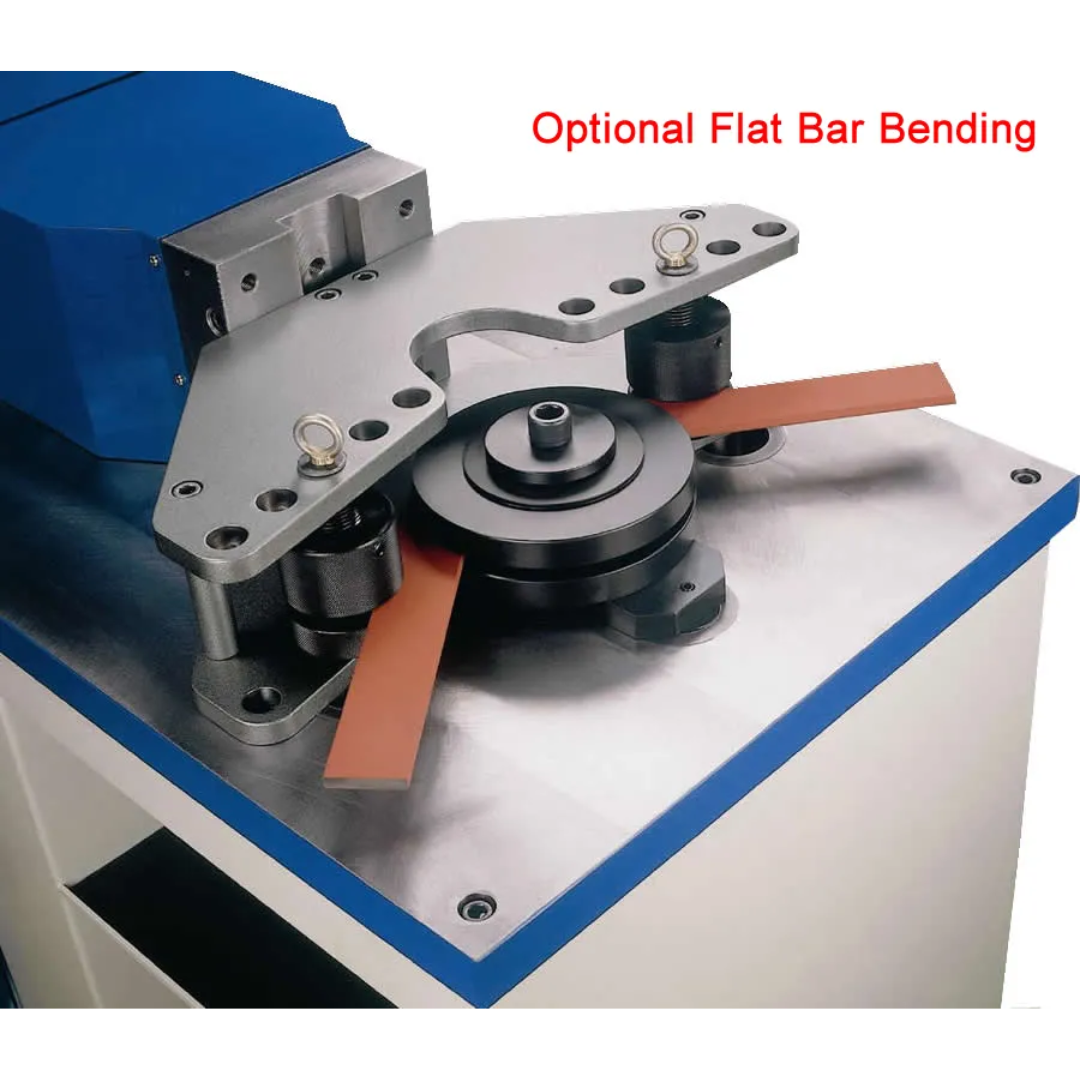 Baileigh Horizontal Press Brake HPB-45NC 1004703 optional flat bar bending attachment designed for accurate bends in flat steel and metal strips with consistent repeatability.