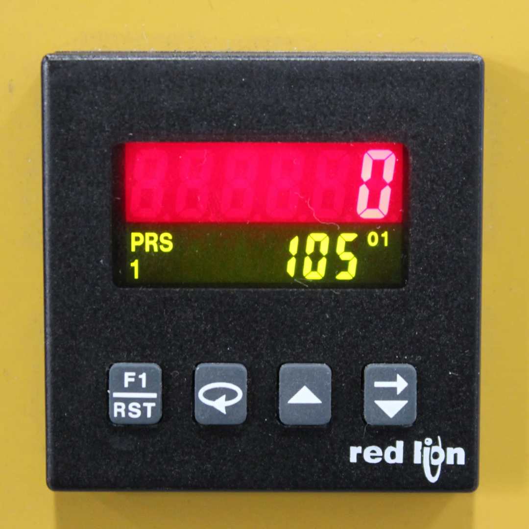 Baileigh Hydraulic Rotary Draw Bender, DRO with Auto Stop (RDB-175) BA9-RDB175B digital readout display with auto-stop functionality for accurate bend angle control.