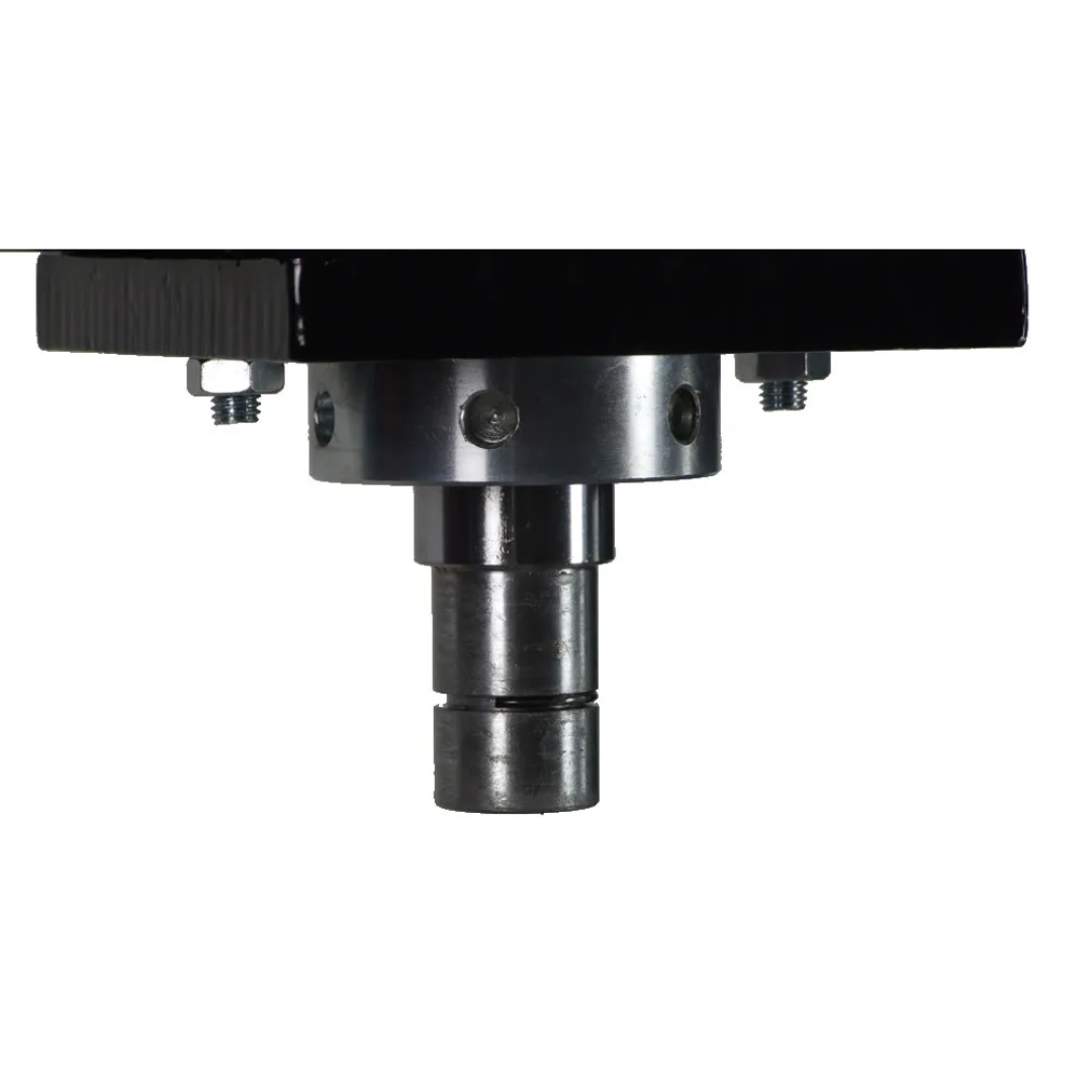 Baileigh Hydraulic Shop Press - (HSP-10H) 1004779 close-up of the hydraulic pressing head designed for consistent pressure and reliable operation.