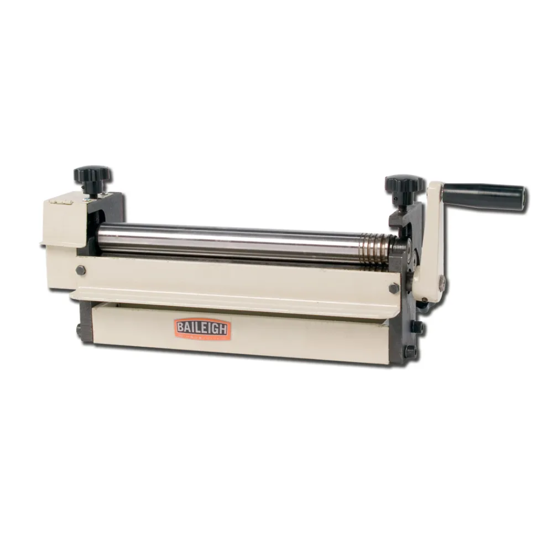 Baileigh Manual Slip Roll - (SR-1220M) 1007290 compact manual slip roll machine designed for forming precise curves and cylinders in sheet metal fabrication applications.