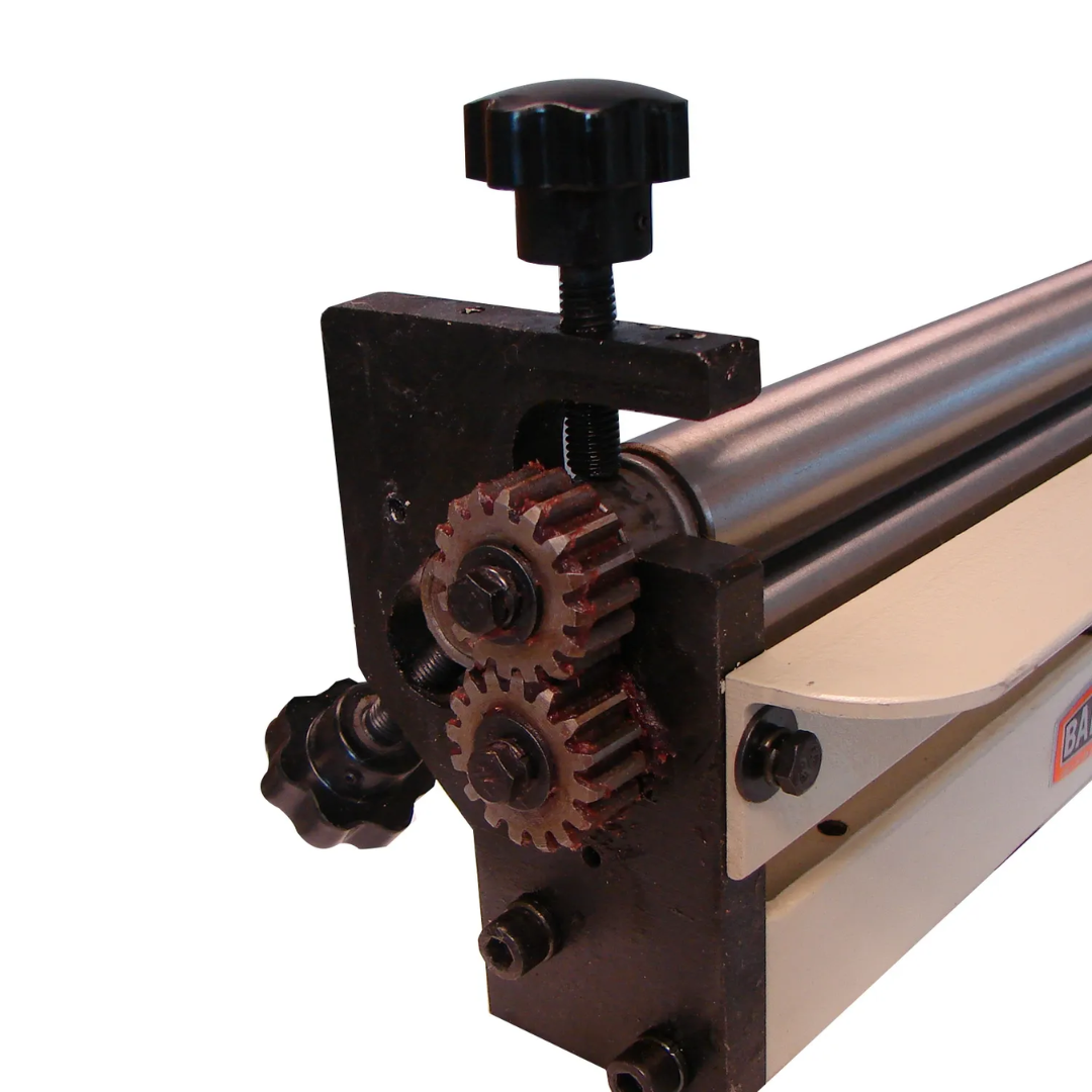 Baileigh Manual Slip Roll - (SR-1220M) 1007290 hardened steel roll assembly designed for smooth operation and consistent sheet metal rolling results.