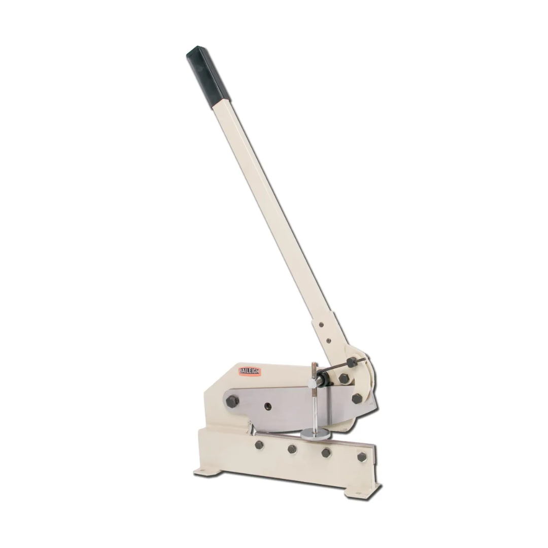 Baileigh Multi-Purpose Manual Shear - (MPS-12) 1005678 heavy-duty bench-mounted manual shear designed for precision cutting of sheet metal, flat stock, and fabrication materials.