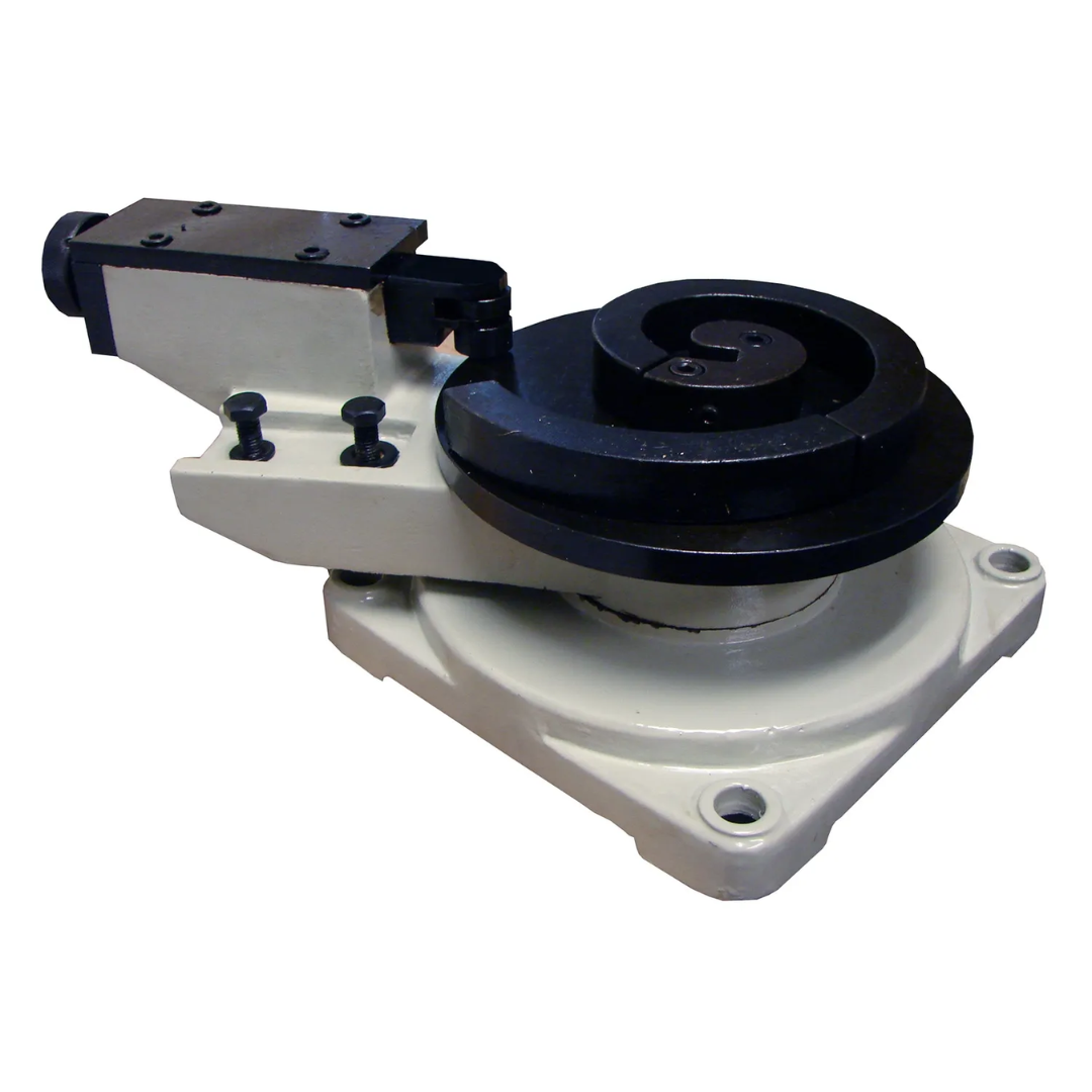 Baileigh Scroll Bender (MPB-10) 1005648 manual scroll bending head with integrated forming arm for producing ornamental steel scrolls.