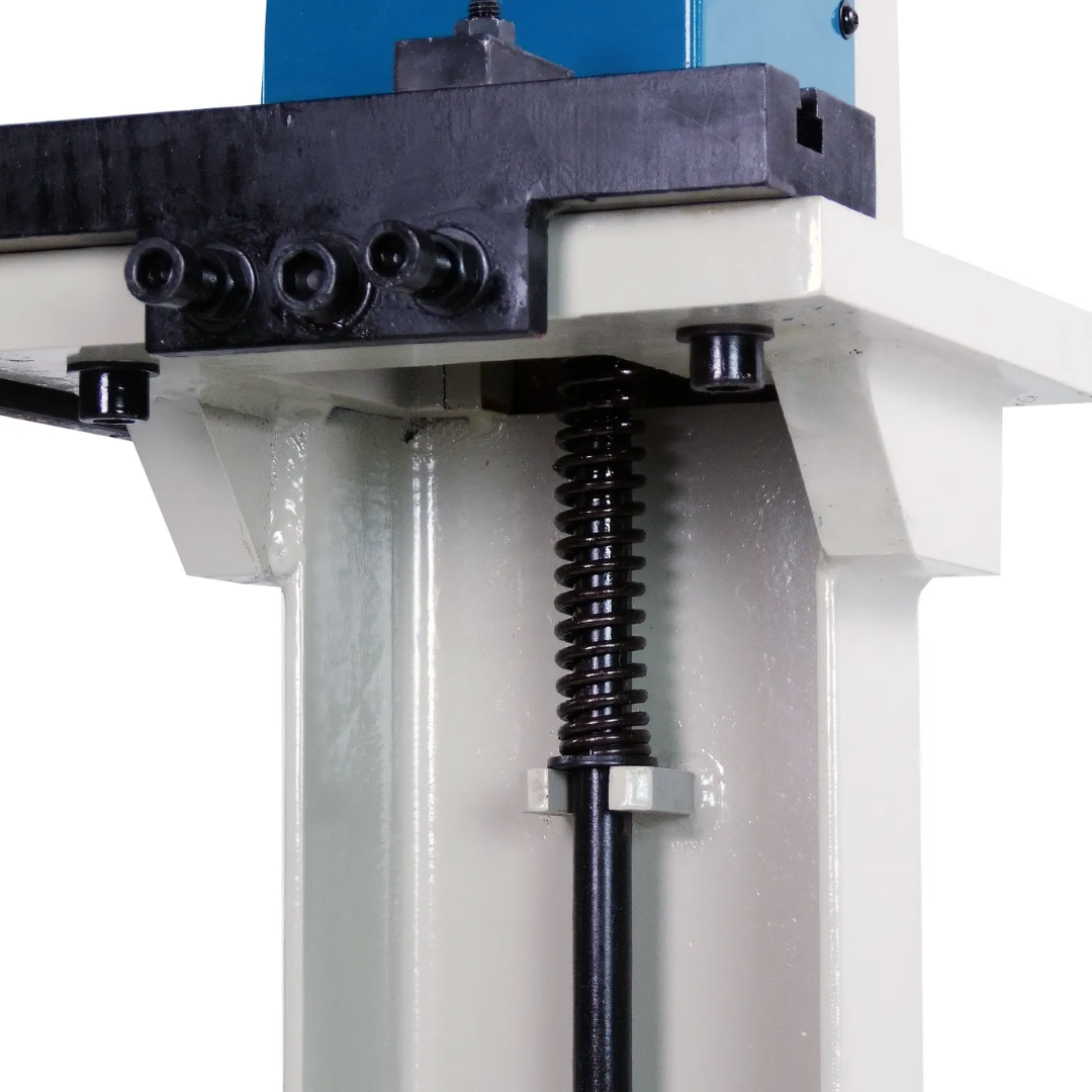 Baileigh Sheet Metal Corner Notcher SN-F16-FN 1007258 internal mechanical drive and precision guide assembly designed for smooth, consistent cutting performance.