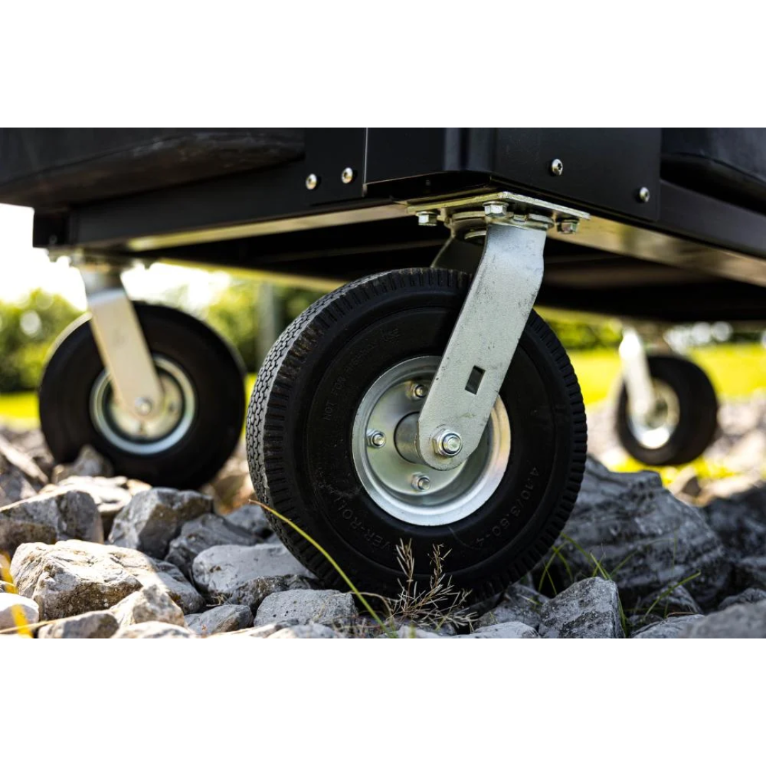 Big Ass Fans Cool-Space 400 Evaporative Cooler E-400-3601 heavy-duty caster wheels for easy mobility across rough surfaces