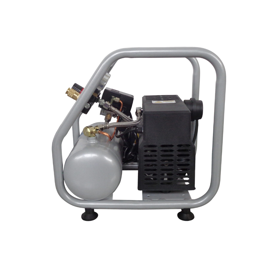 California Air Tools Light & Quiet 1P1060SP Portable Air Compressor alternate side angle with motor housing