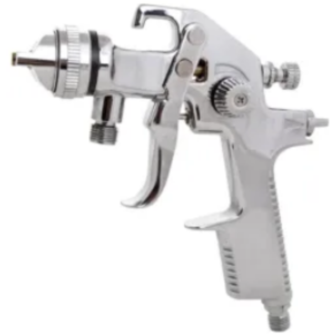 California Air Tools SPRAYIT SP-51-IMP HVLP (Low Pressure, High Volume) Spray Gun (BRAND NEW) front view showing precision nozzle, trigger, and ergonomic grip design