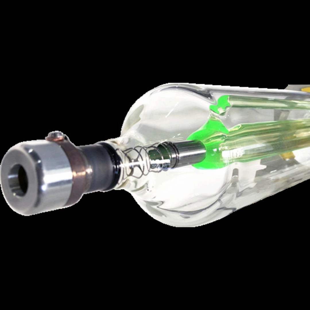 Castaly Engraving / Cutting Laser CO2 laser tube close-up with internal beam detail