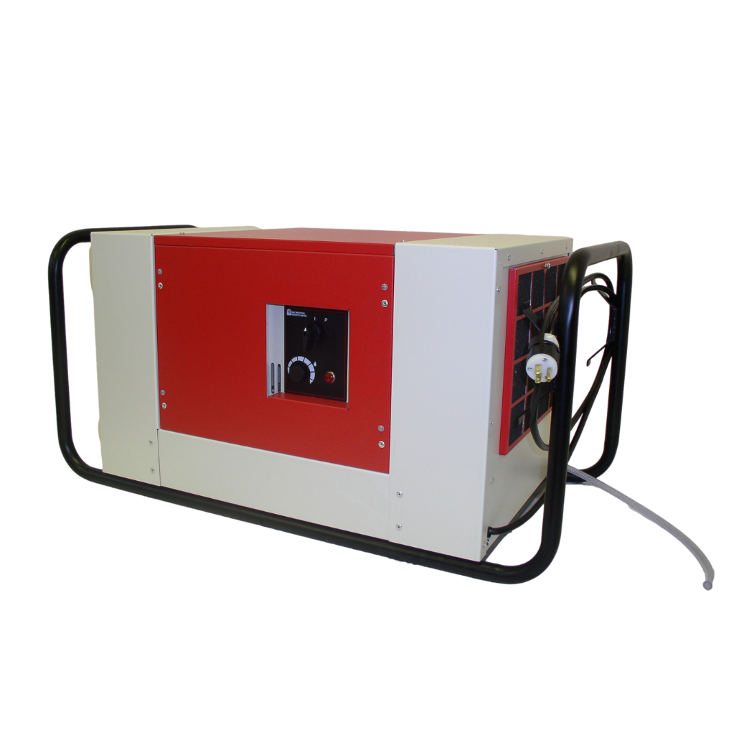 Ebac K100P Dehumidifier 11241HZ-US commercial restoration dehumidifier side view showing airflow vents and integrated carry frame