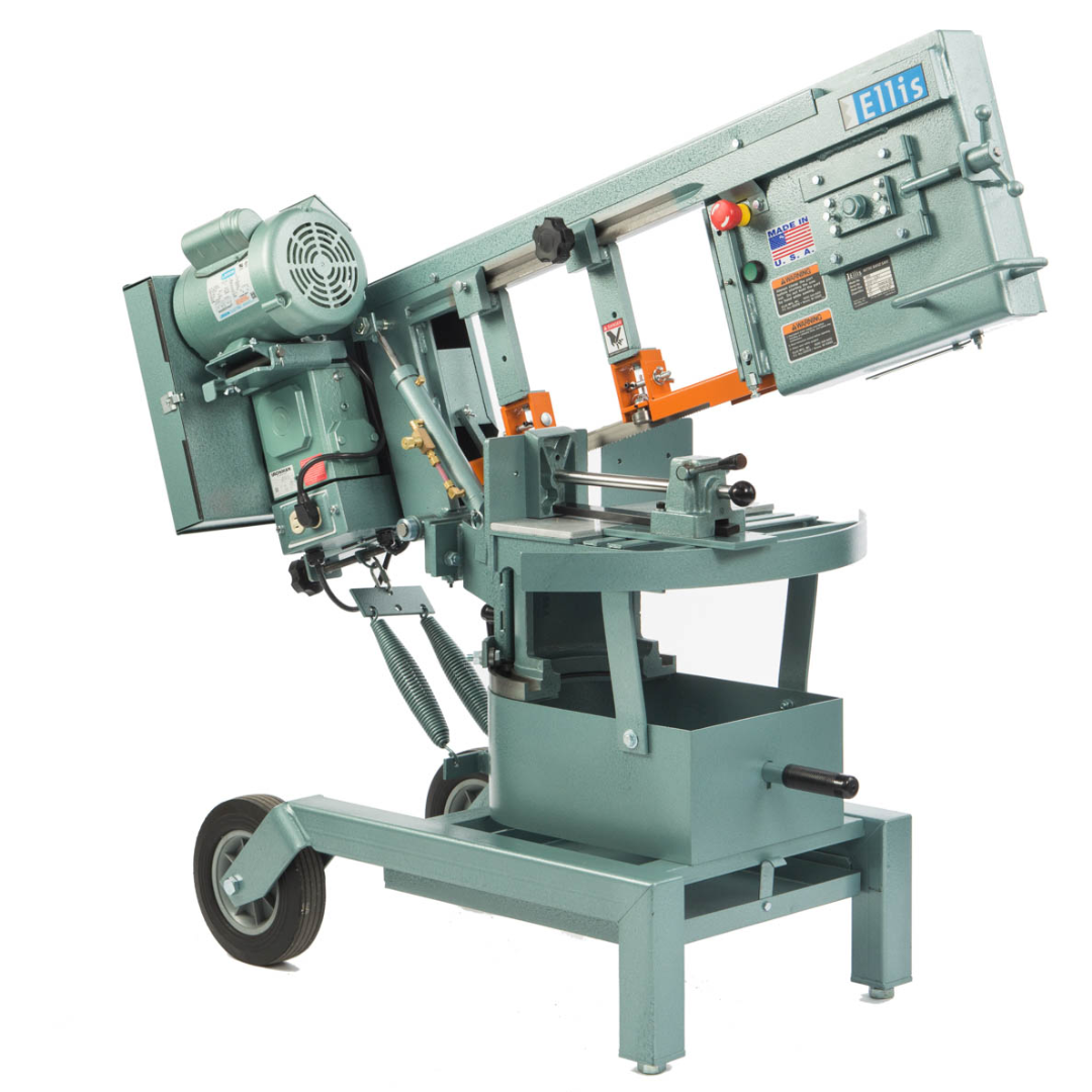 Ellis 1600 Mitre Band Saw – Horizontal & Vertical Metal Cutting, 10″ Capacity