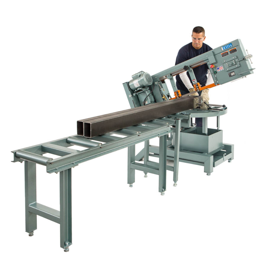 Ellis 1800 Mitre Band Saw – Horizontal & Vertical Metal Cutting, 14″ Capacity