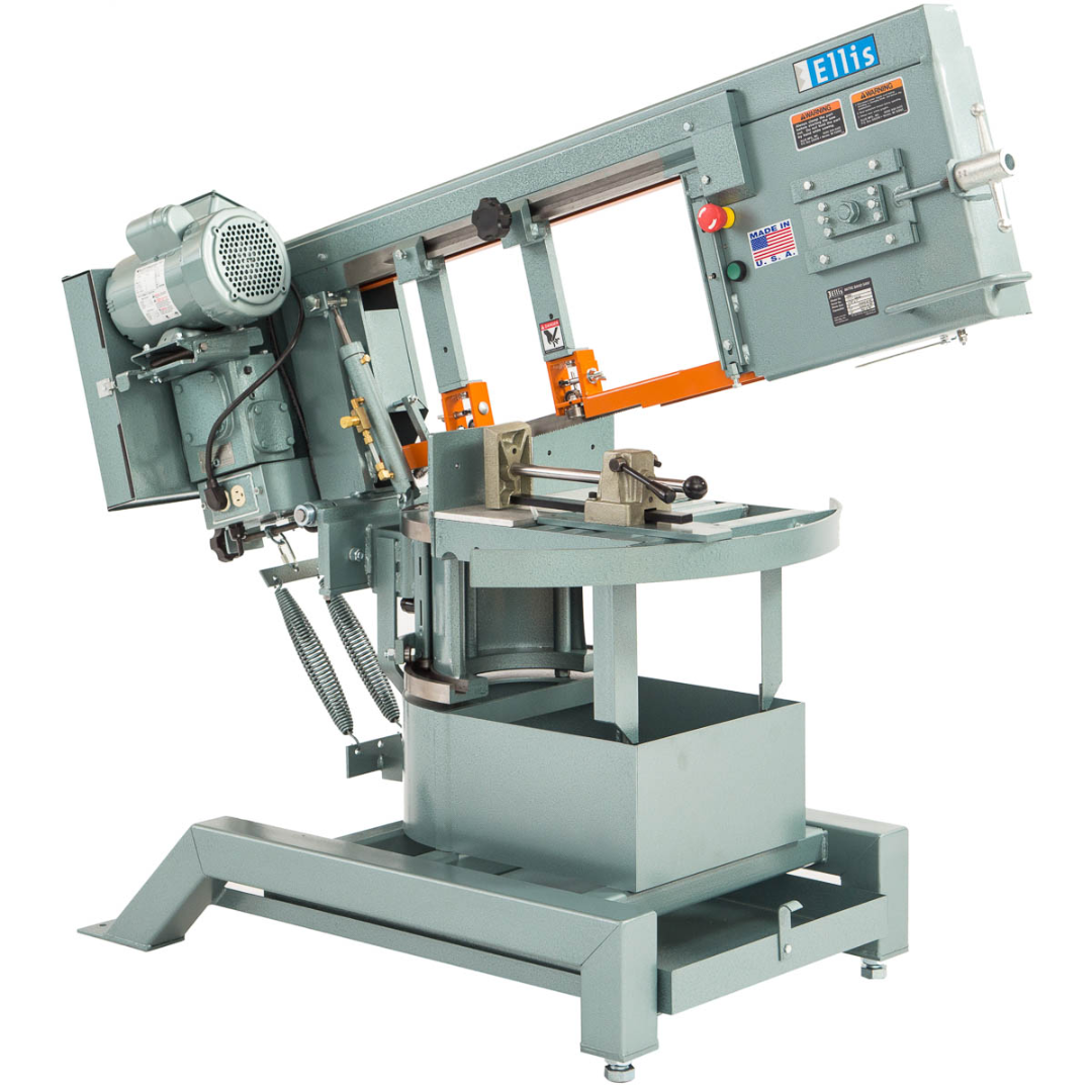 Ellis 1800 Mitre Band Saw – Horizontal & Vertical Metal Cutting, 14″ Capacity