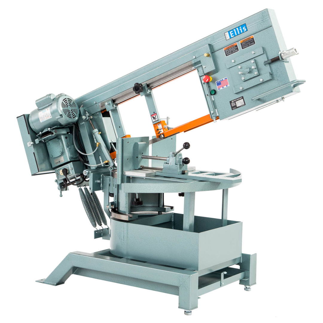 Ellis 2000 Mitre Band Saw – Horizontal & Vertical Metal Cutting, 17″ Capacity