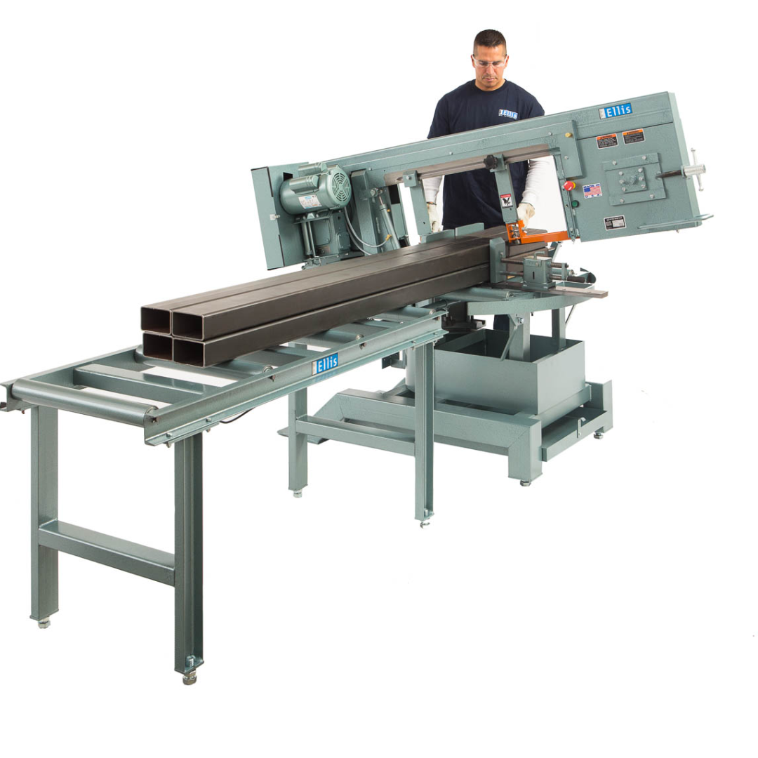 Ellis 3000 Mitre Band Saw - 13-1/2" Round Capacity, 2 HP, Variable Speed Shorter (still strong)