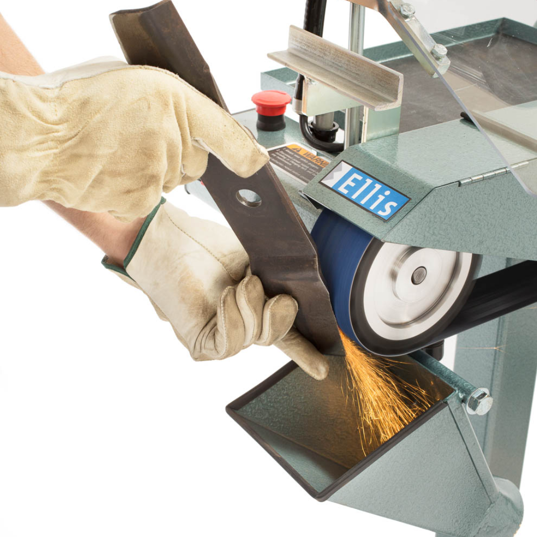 Ellisindustrialbeltgrindergrindingroundsteeltubing