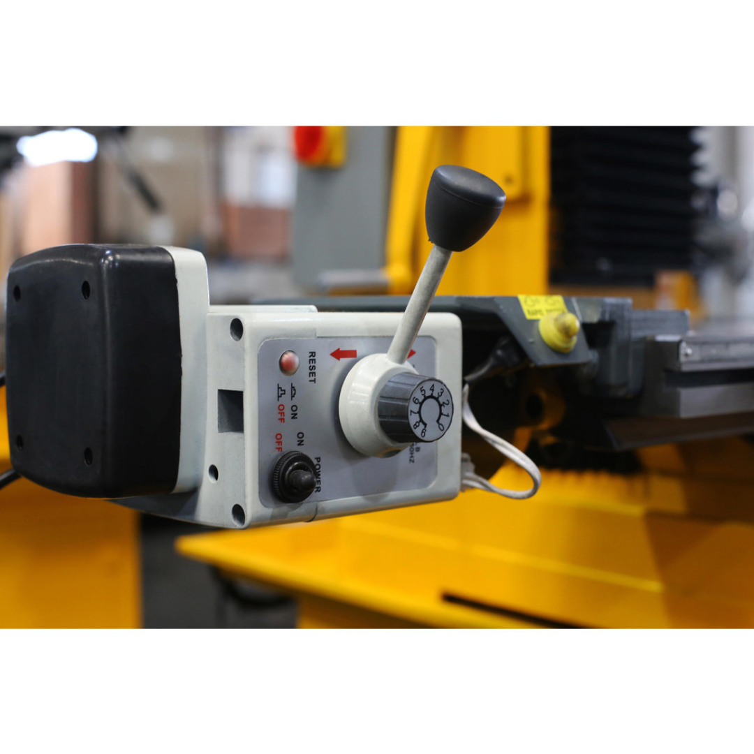 Enco Mill Drill Machines ZX7045 spindle and quill assembly engineered for accurate drilling, boring, and milling performance in industrial workshops.