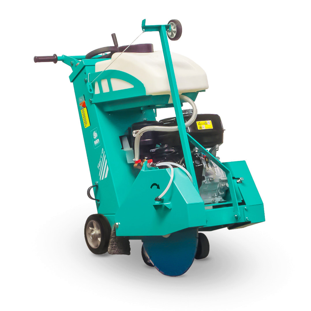 IMER TERRA CUT 500 floor saw with professional concrete cutting system for asphalt, pavement, roadwork, and heavy-duty construction applications