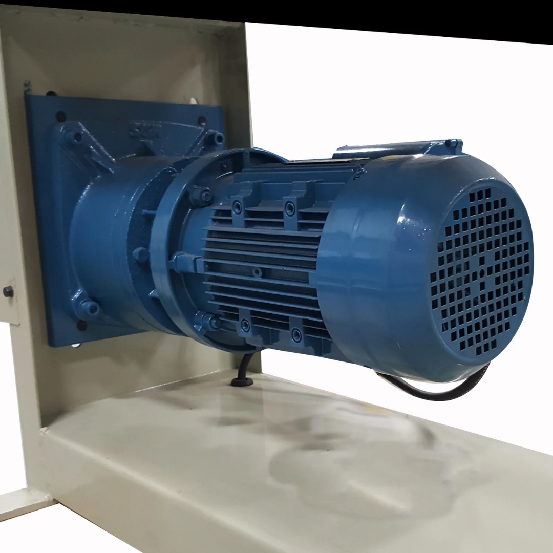 Industrial drive motor on the Baileigh 50-Inch Electric Slip Roll, Open Stand (SR-5016E) 1007336 providing reliable powered operation for production sheet metal rolling applications.