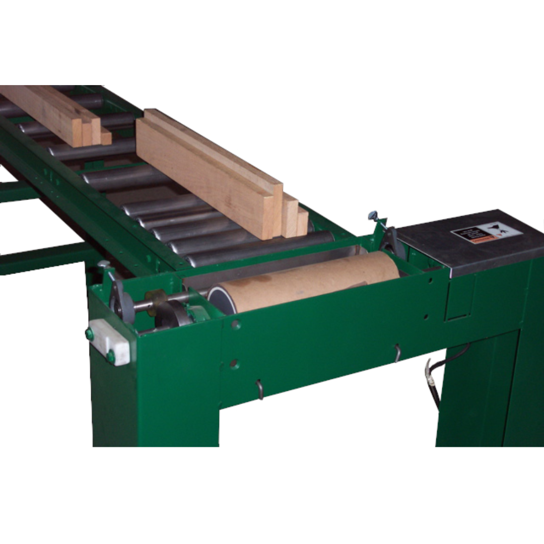 JLT #171B Roller Spreader glue applicator with conveyor-style rollers for fast and even adhesive application on wood panels