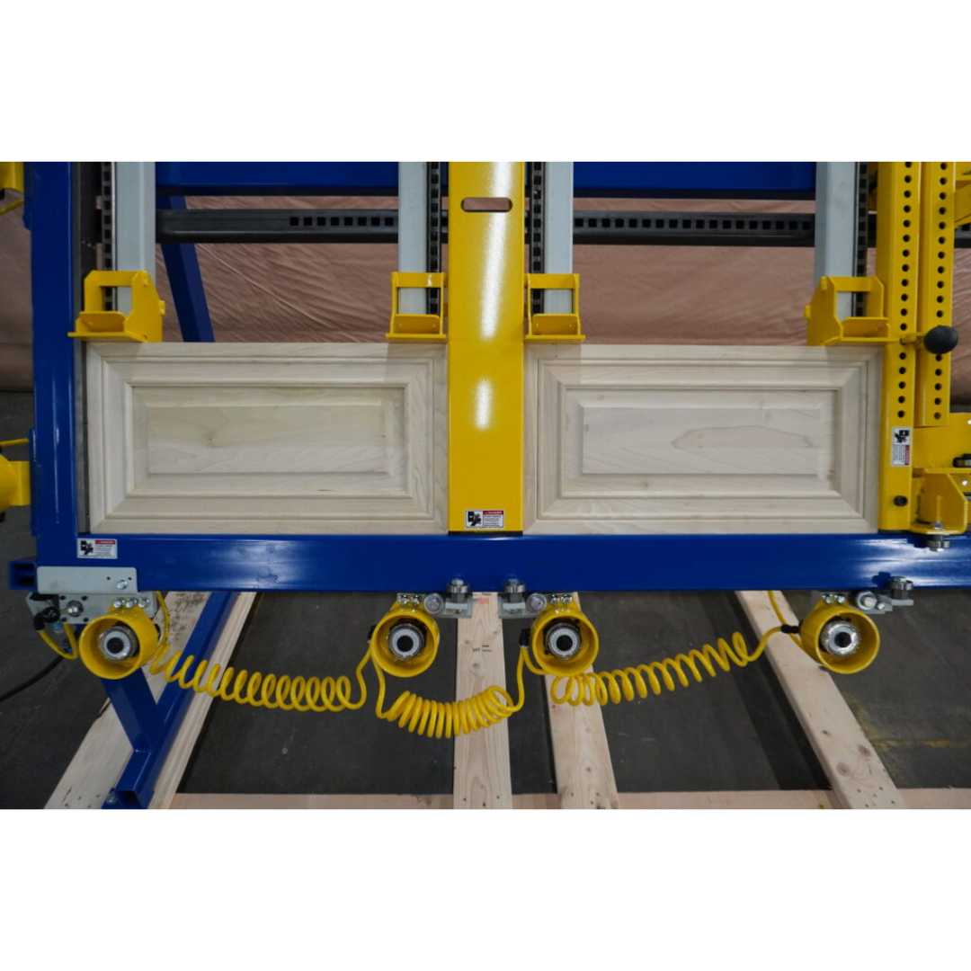 JLT #717C-CHBB Large Capacity Double Miter Door Clamp dual clamping stations for simultaneous large door processing