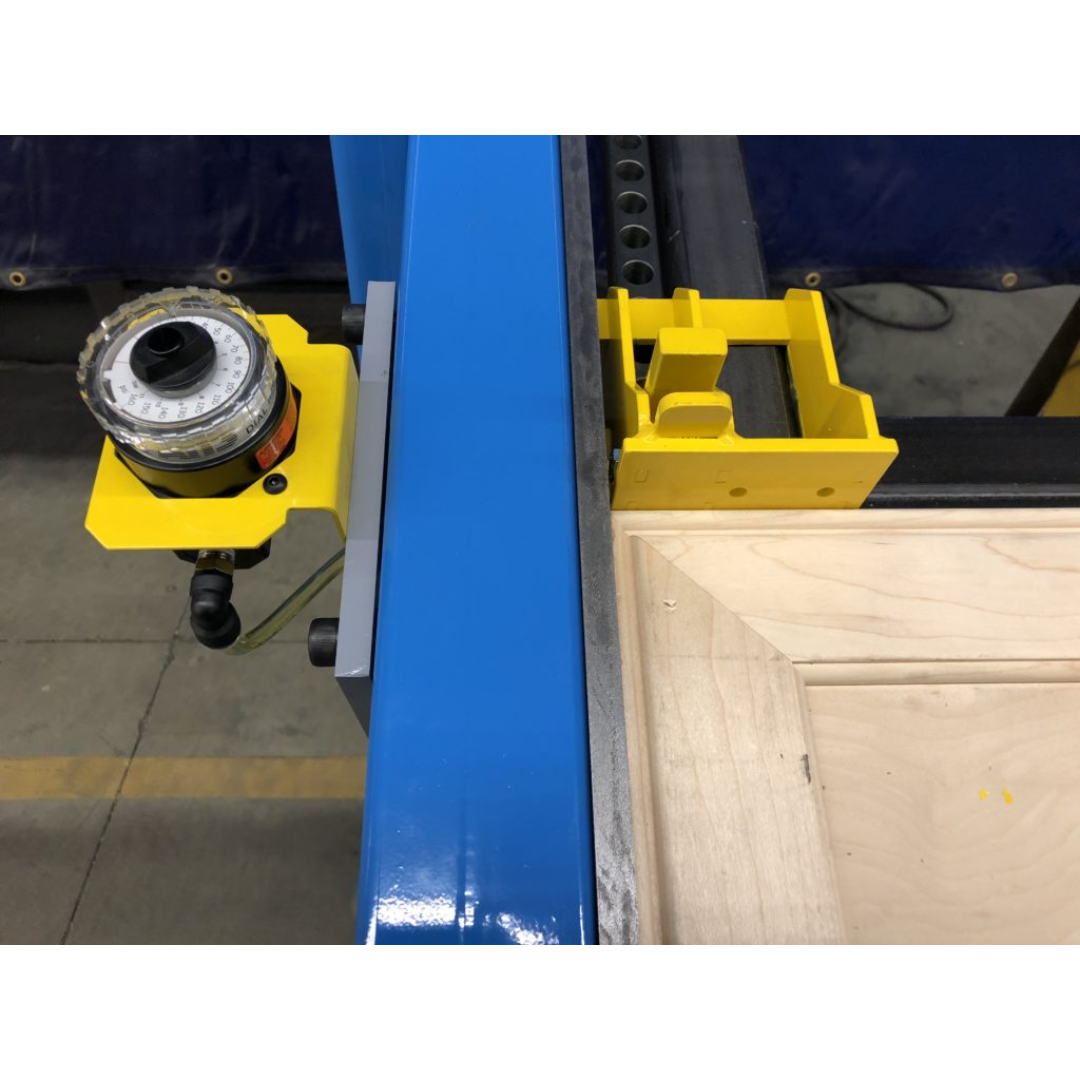 JLT #717C-M Miter Door Clamp detailed pressure system with precision adjustment for consistent clamping force