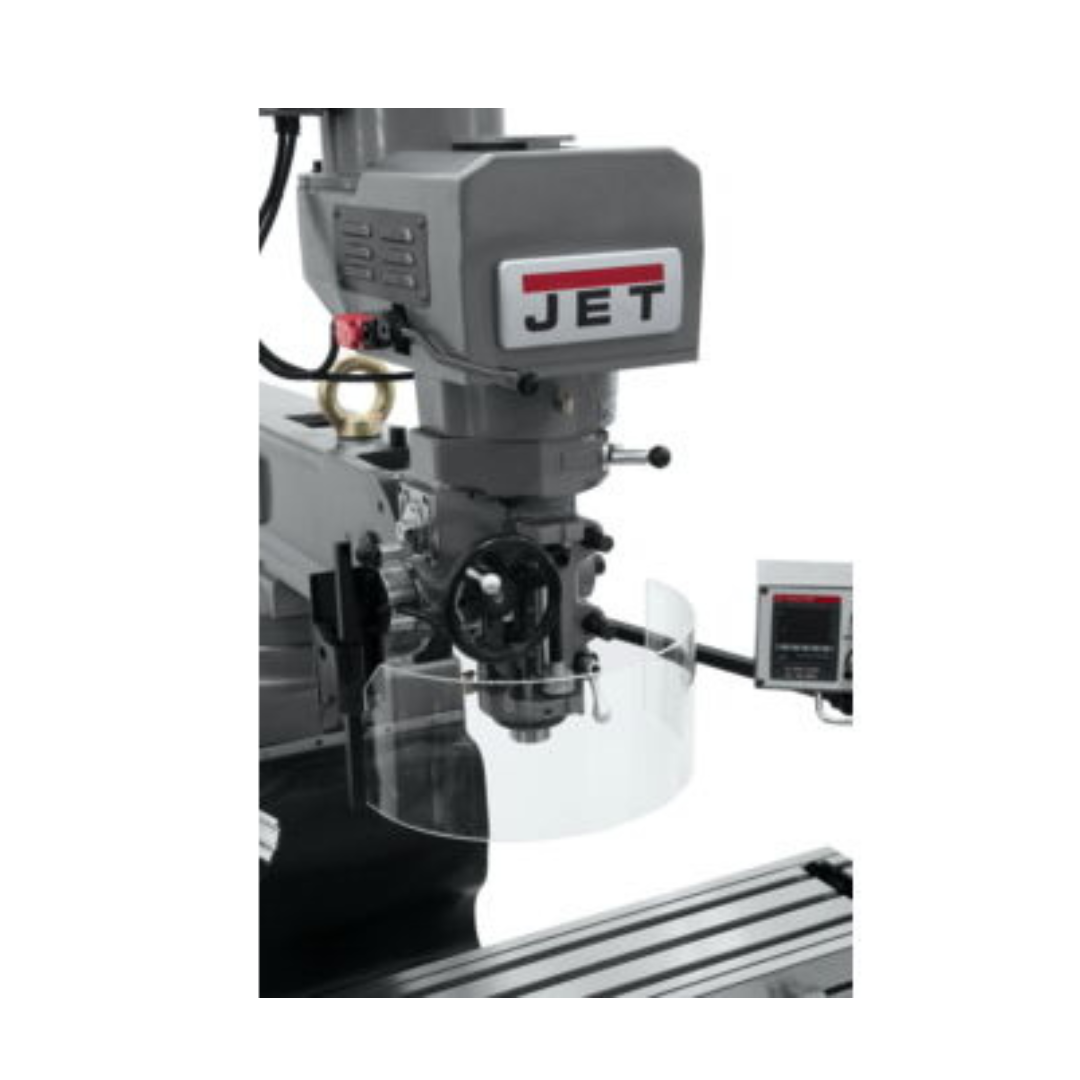 Jet 10 x 50" Knee Milling Machine: 3.0000 hp, Electronic Variable Speed, Three Phase 690641 close up view