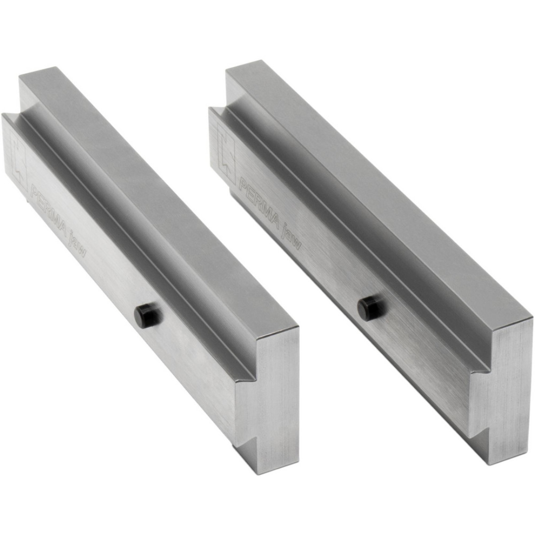 Kurt Vise Jaw: 6.00" Wide, 0.5000" Thick, Flat 56939523 precision-machined flat vise jaw set designed for secure workholding, accurate part positioning, and enhanced gripping performance in milling and machining applications.