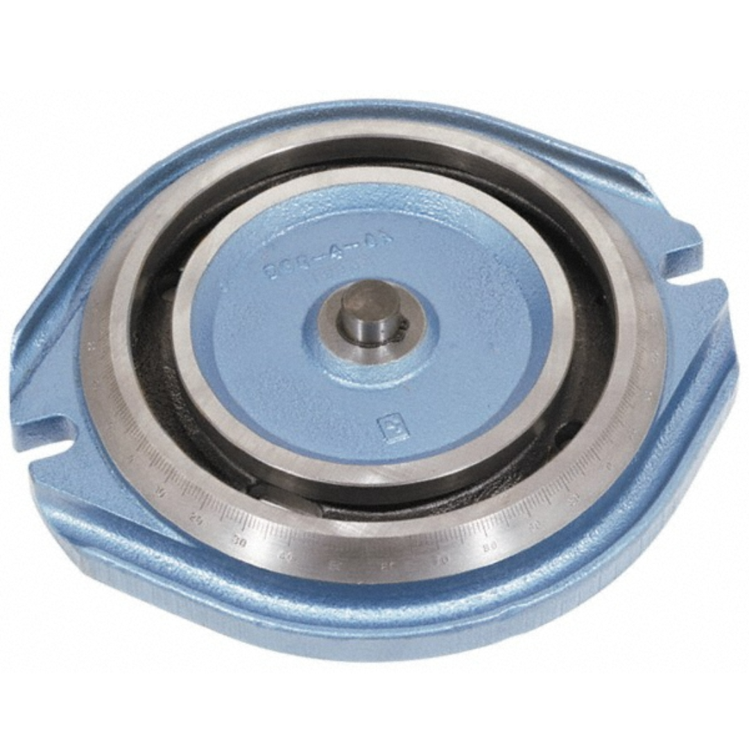 Kurt Vise Jaw Accessory: Swivel Base D80-4-SA precision-machined swivel base assembly featuring durable construction, smooth rotational positioning, and accurate indexing capability for enhanced vise positioning and machining flexibility.