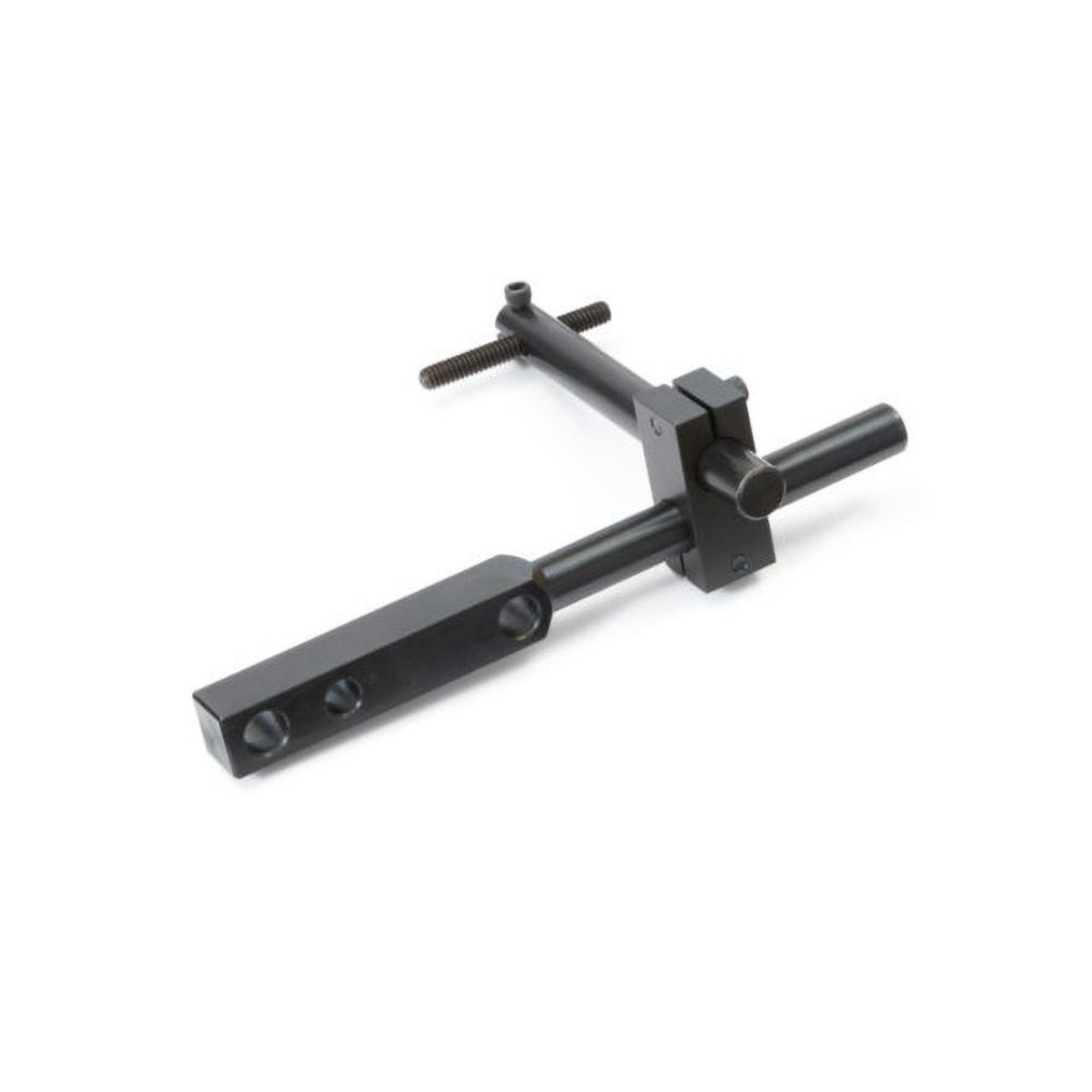 Kurt Vise Jaw Accessory: Work Stop D30-45 angled product view showing adjustable positioning components, mounting hardware, and durable construction for accurate workholding and repetitive production operations.
