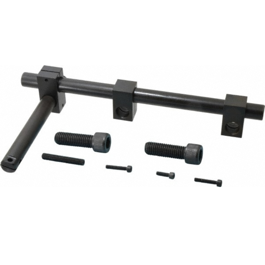 Kurt Vise Jaw Accessory: Work Stop D80WS adjustable vise work stop assembly designed for precision part positioning, repeatable setups, and consistent workpiece location in machining and production environments.