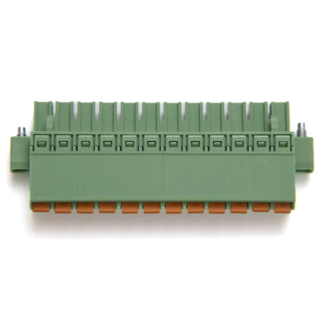 LightWELD External I/O Connector P41-007595 green multi-pin terminal block connector for industrial control and signal interfacing