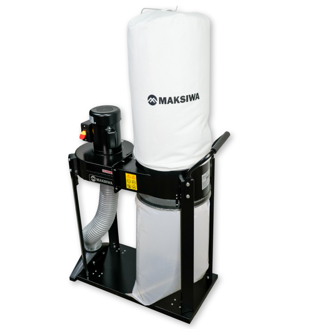 Maksiwa CP_1.C Dust Collector with high-capacity filter canister mounted on a steel frame for industrial dust extraction