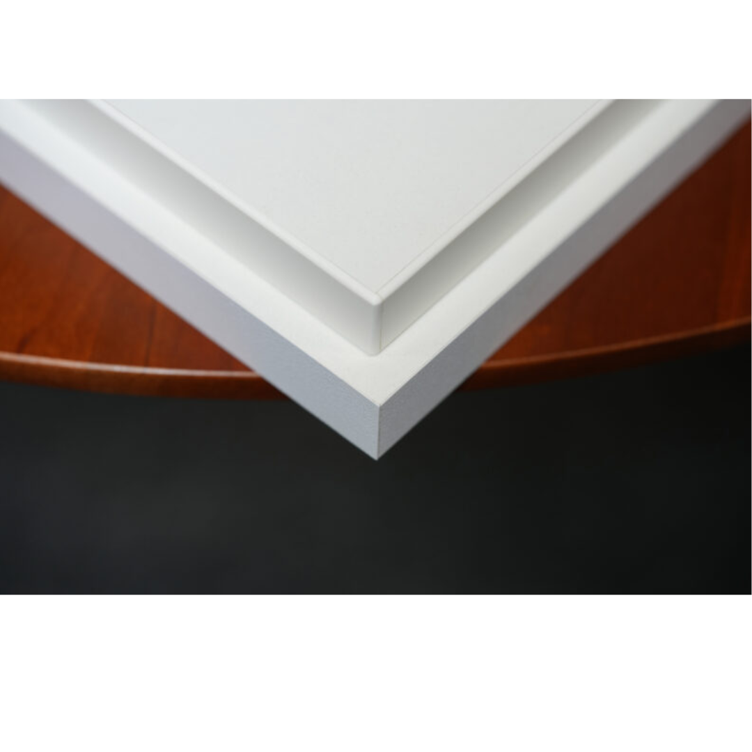 Maksiwa CBC.PCR – Edgebander Platinum Corner Rounding smooth edge banding result on finished panel