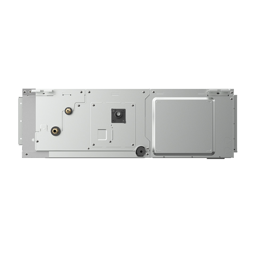 Mrcool Olympus Duct DUCT-24HP-230B-O rear panel view showing connection ports and service access panel
