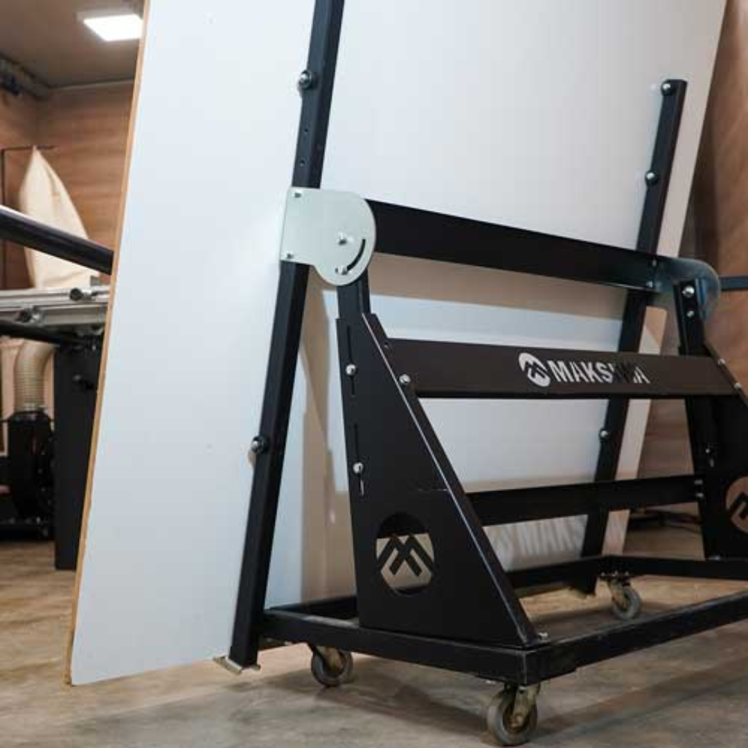 Side angle of Maksiwa TC.3000 Panel Carrier frame and supports