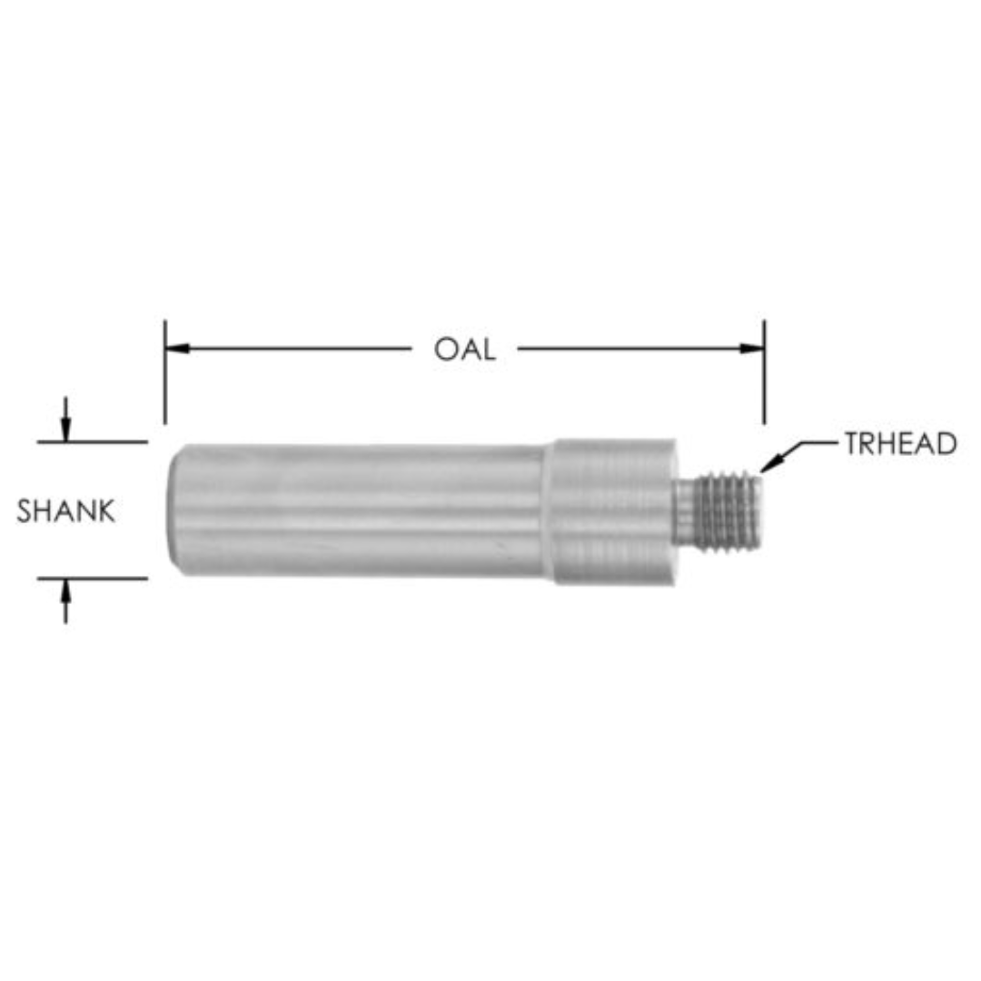 Southeast Tool Arbors For JEMCO SLOT CUTTERS” precision threaded arbor designed for secure JEMCO slot cutter mounting, accurate alignment, and dependable industrial machining performance