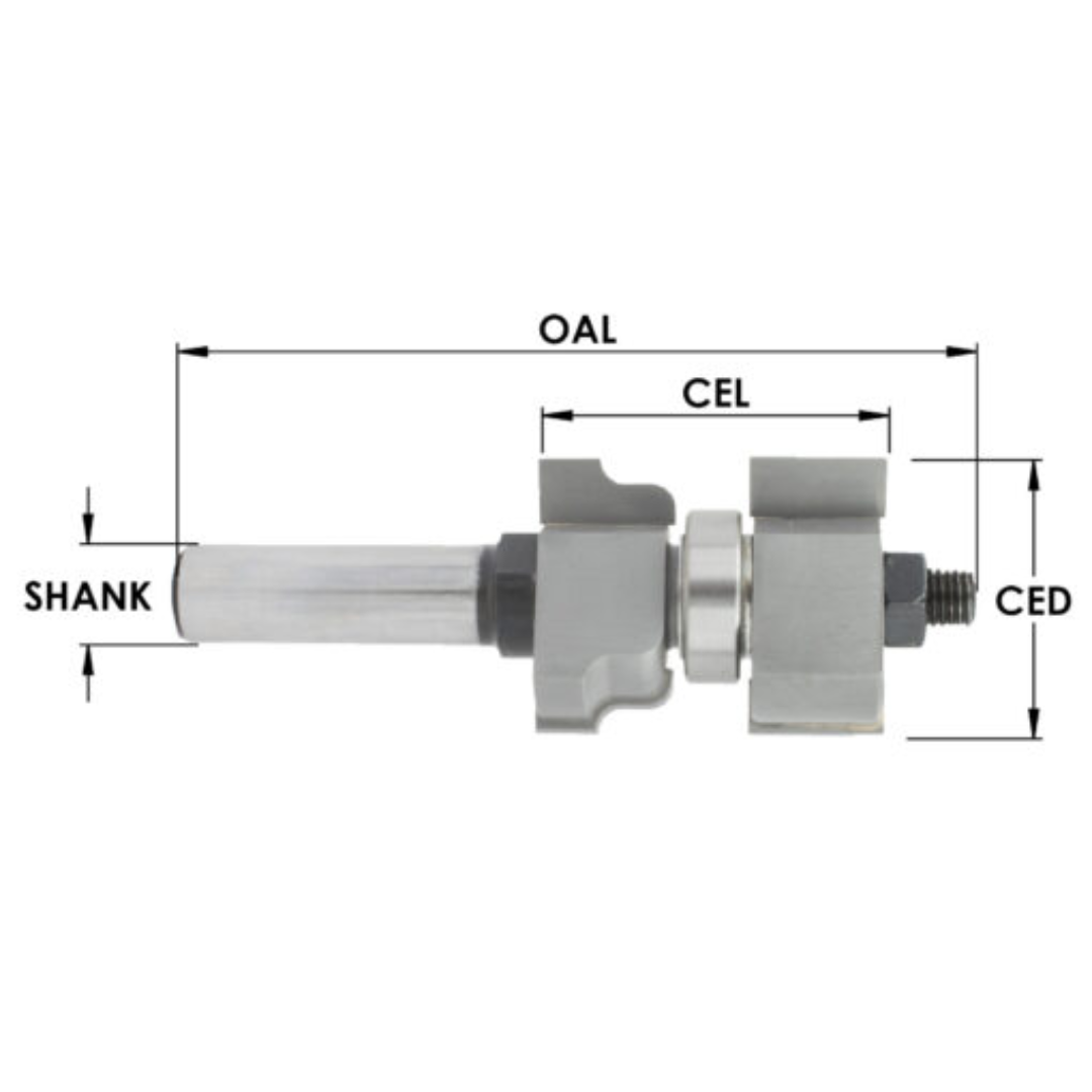 Southeast Tool WINDOW SASH BIT SAR500WS industrial router bit featuring precision-ground cutting geometry for accurate window sash fabrication and joinery work.
Southeast Tool WINDOW SASH BIT SAR500WS heavy-duty woodworking cutter designed for smooth profiling, detailed sash shaping, and professional window frame production.