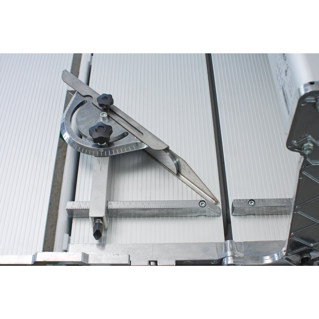 Support frame and structural assembly of the IMER COMBICUT 250 overhead rail saw providing durable jobsite stability and portable setup convenience