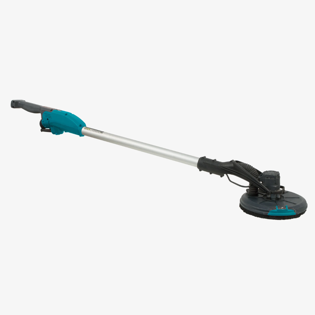 Virutex LPC197 Long Reach Drywall Sander (120V/230V) 9700200 with extended handle and circular sanding head for high wall and ceiling sanding