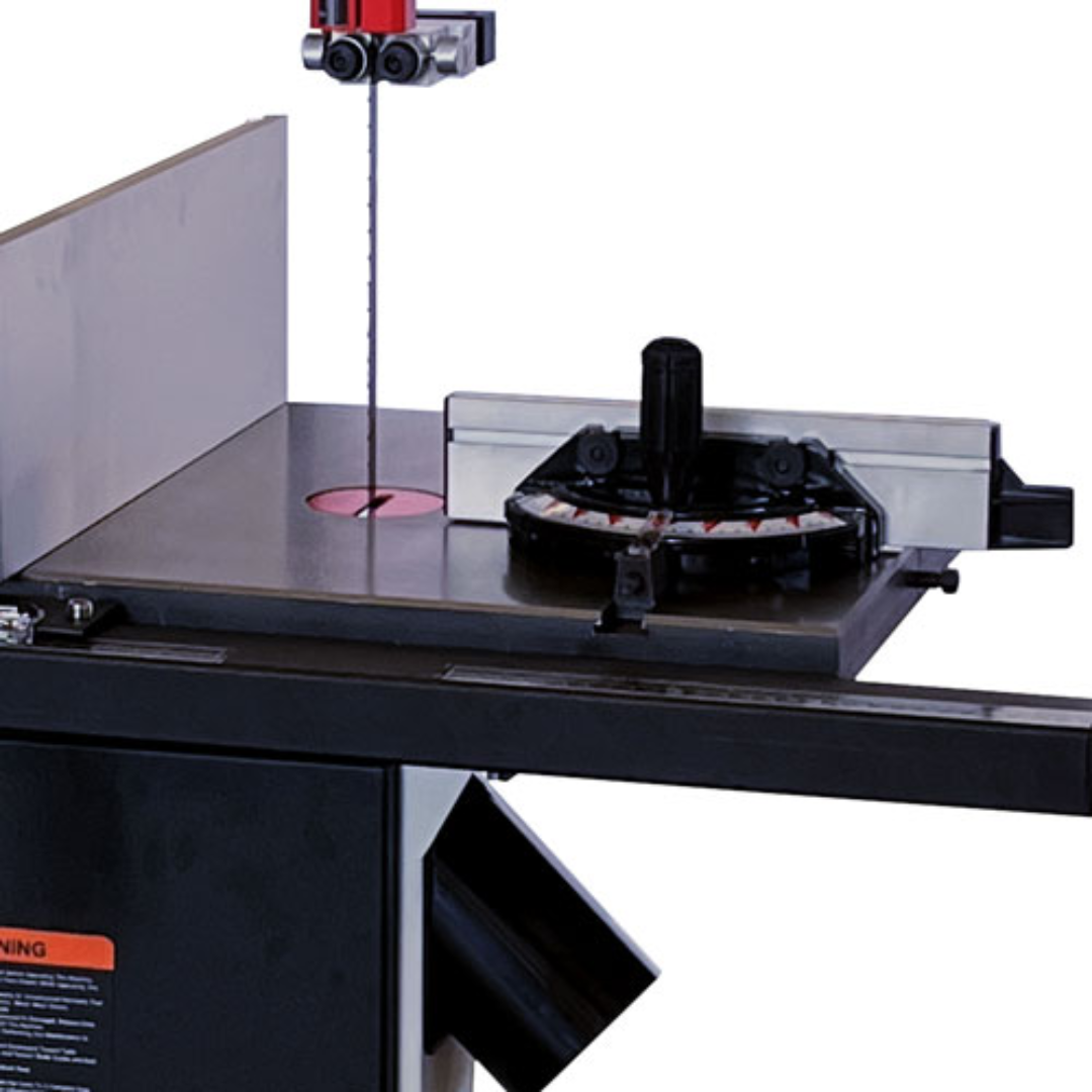 Work table and fence setup on Maksiwa SF.35.MI 14” Bandsaw