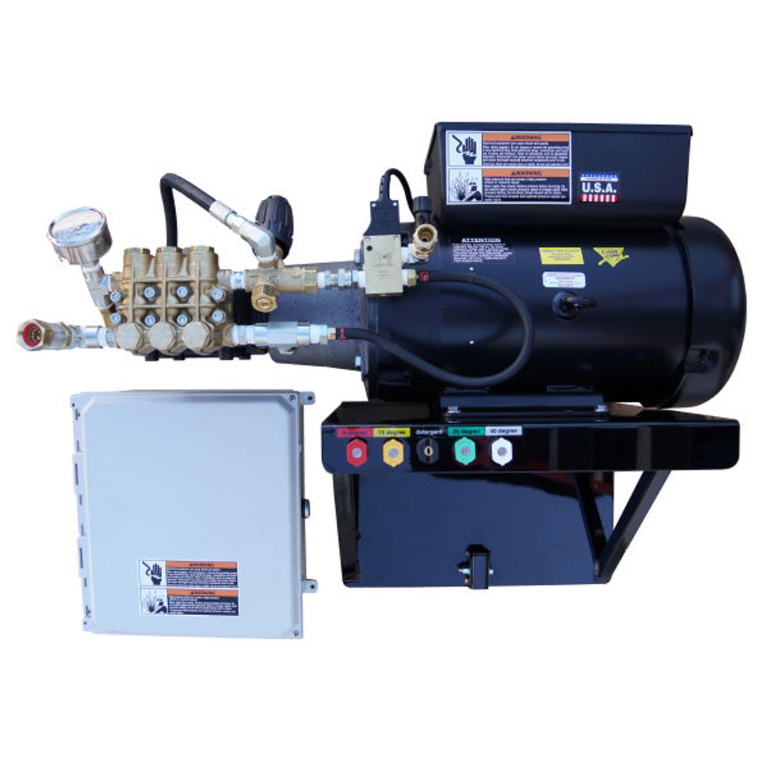 CAM Spray 4040EWMA 208V single-phase wall mount pressure washer