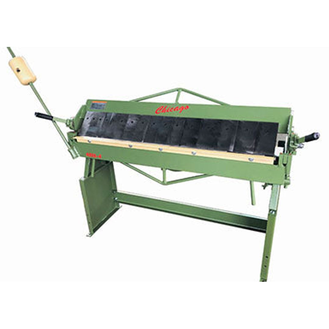 Dreis & Krump BPU 4822-3 bench-top box & pan hand brake, 4 ft x 16 Ga mild steel capacity