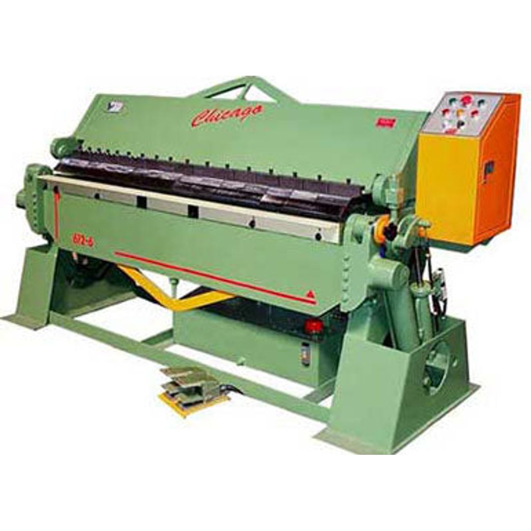 Dreis & Krump HBPU 1014-6 hydraulic box & pan leaf brake, 10 ft bed length, 14 gauge capacity