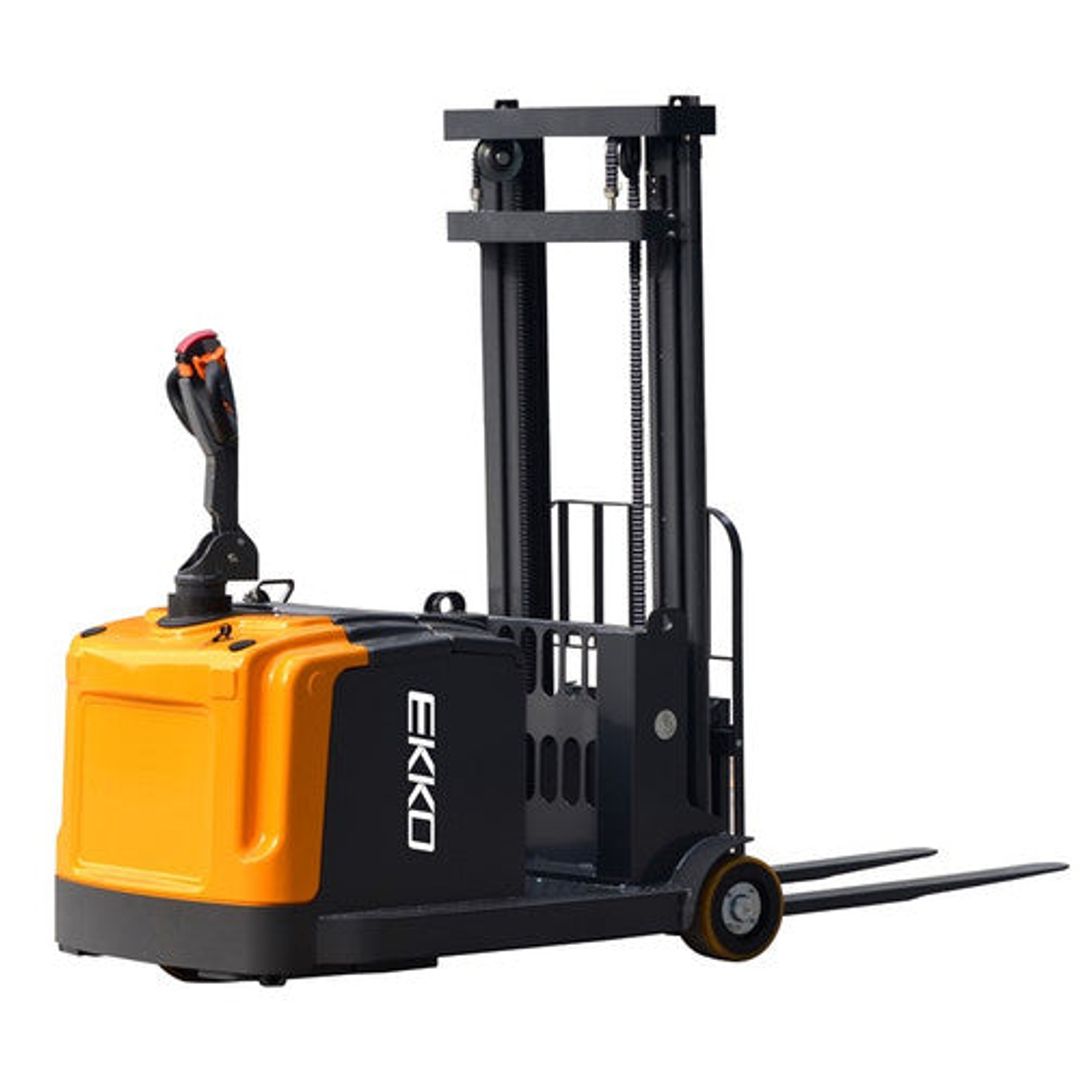 EKKO EK14-138 electric counterbalanced stacker for pallet lifting and stacking