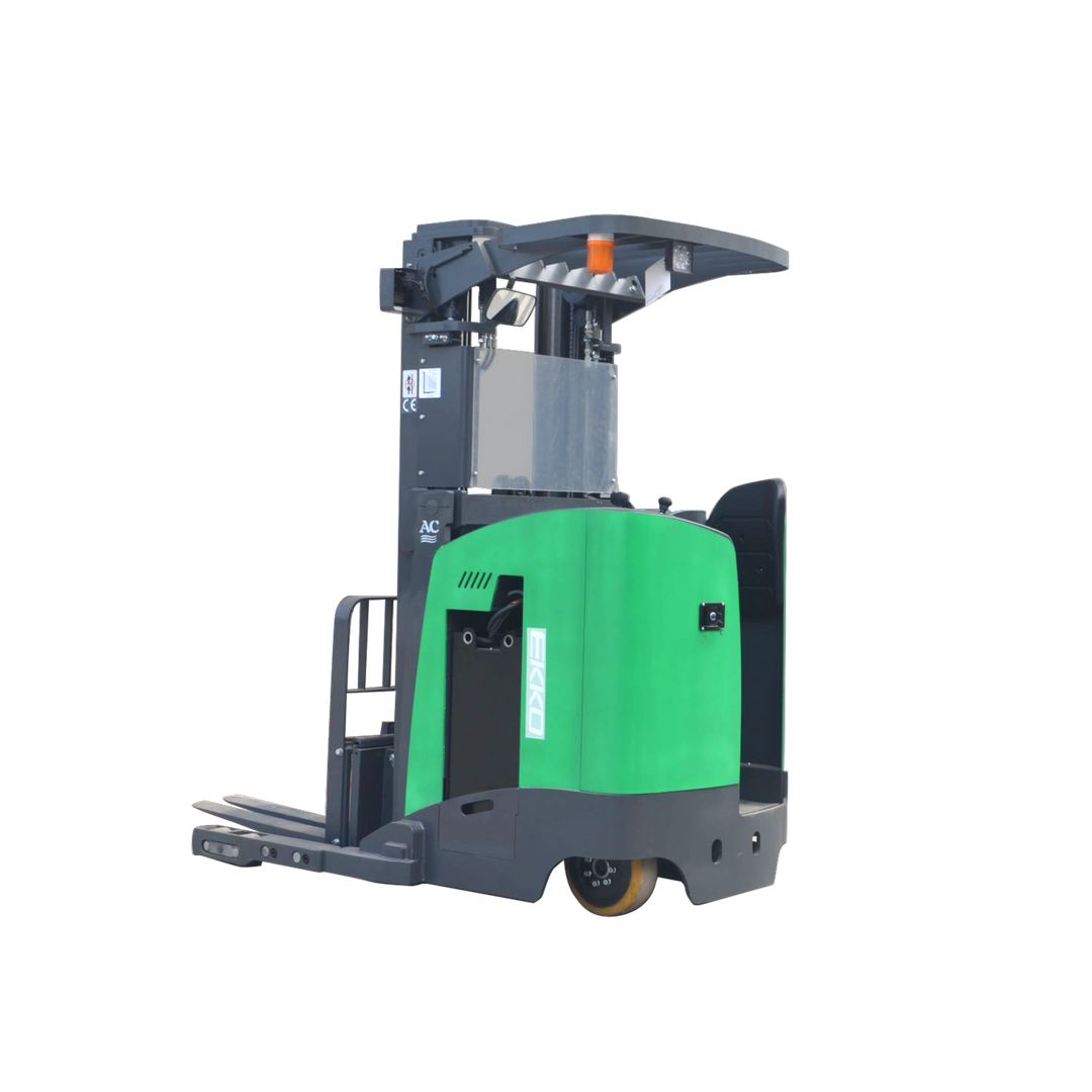 EKKO EK18RR stand-up rider reach truck for high-rack pallet handling